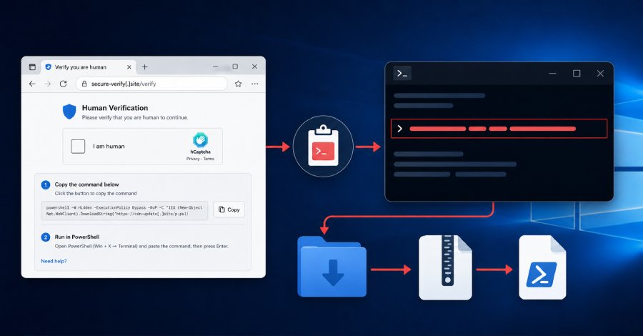 API-Driven Malware Distribution Discovered by ClickFix