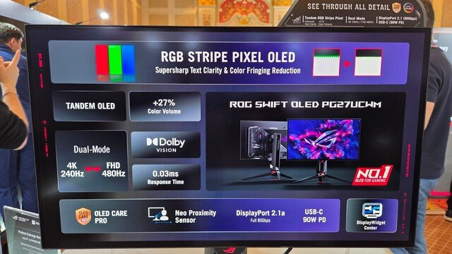 Asus Announces New OLED Monitors