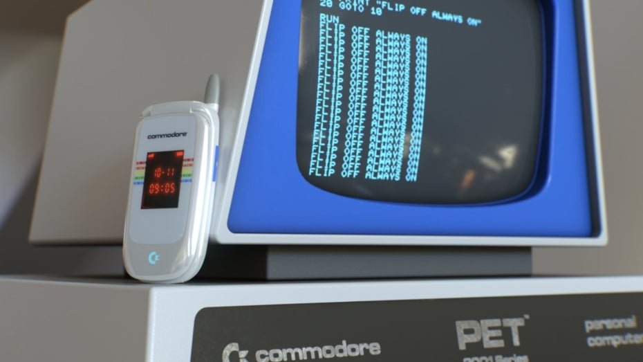 Commodore Launches New Flip Phone
