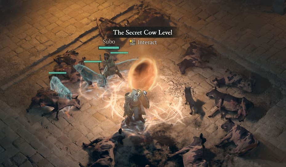 Secret Cow Level Unlocked in Diablo 4