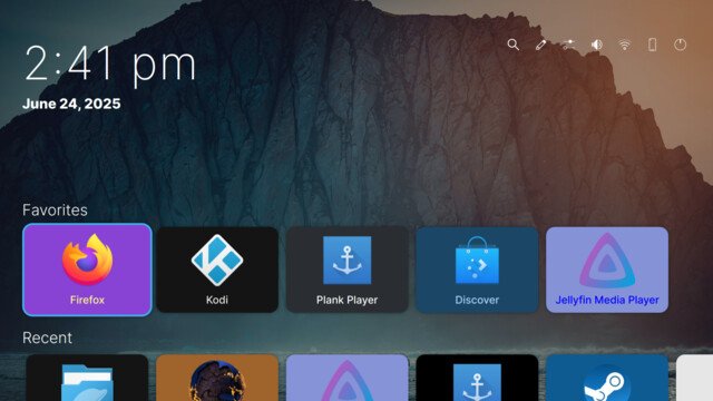KDE Plasma Bigscreen: Neuer Modus für große TVs