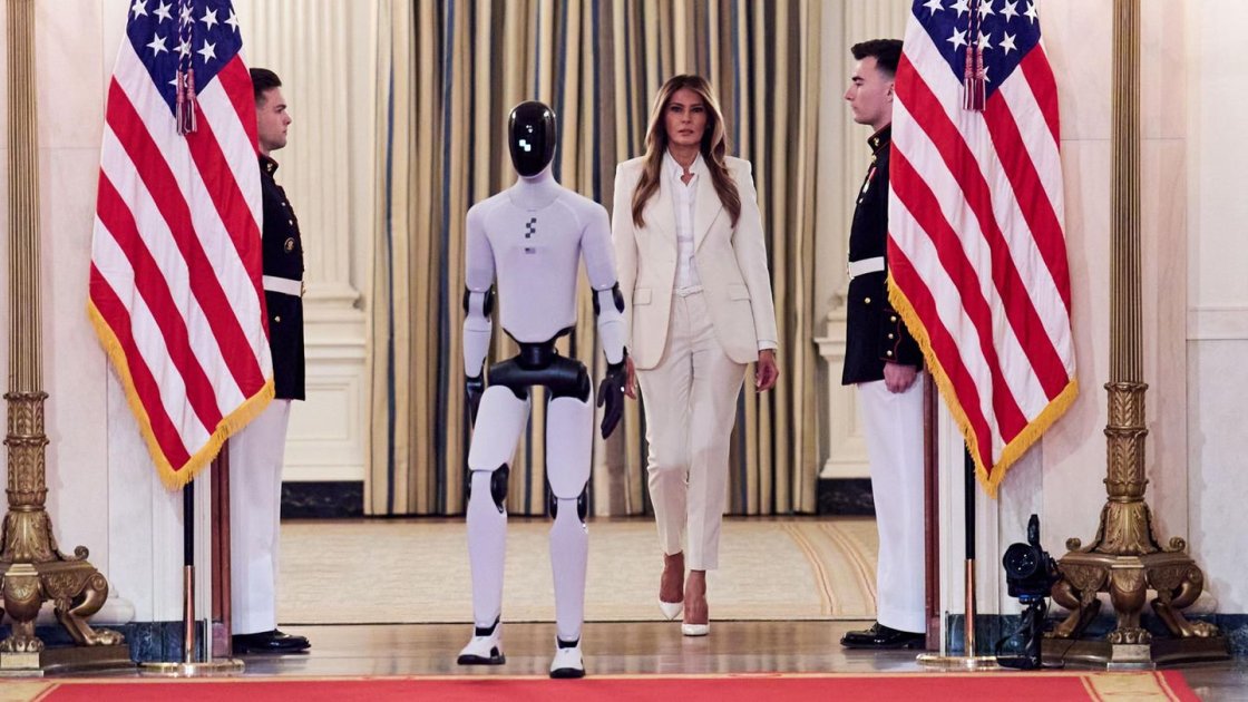 Melania Trump und humanoider Roboter sorgen für Spott