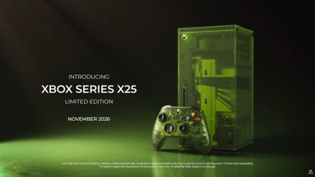 Microsoft Announces Limited Xbox Series X25