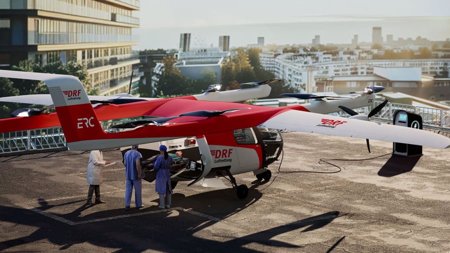 Neues Luftfahrzeug „eResCopter“ revolutioniert Rettungsdienst