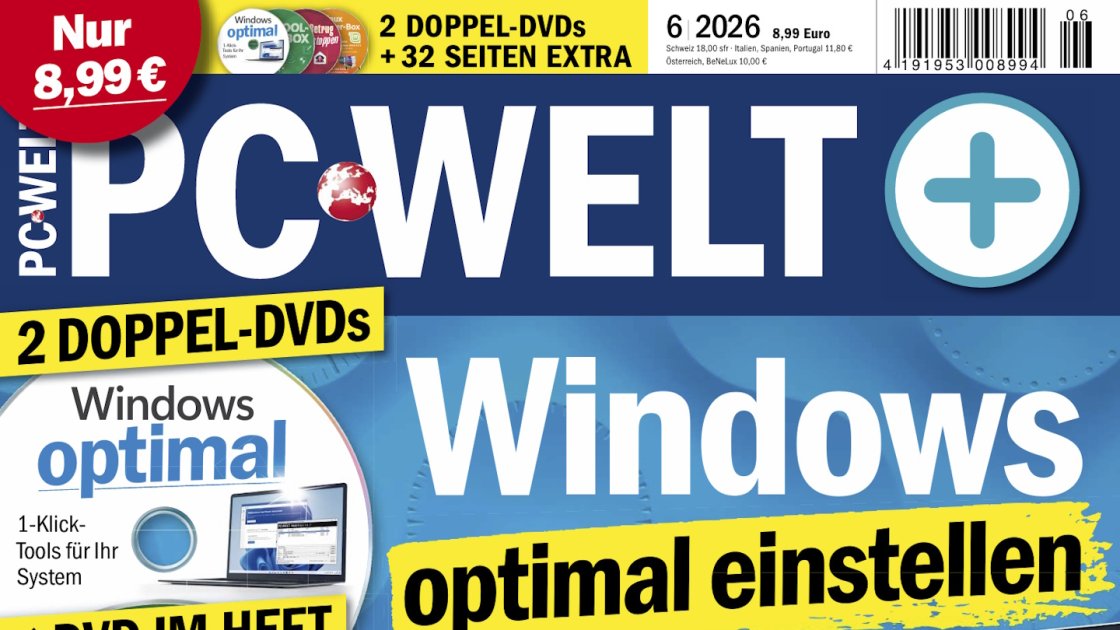 PC-WELT 6/2026: Optimize Windows and More