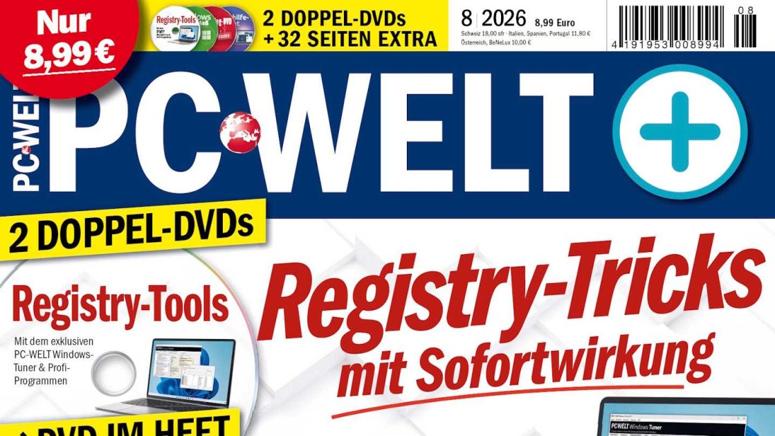 PC-WELT 8/2026: Registry Tricks and Phishing Warnings