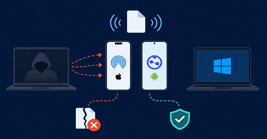 Security Vulnerabilities Discovered in AirDrop and Quick Share