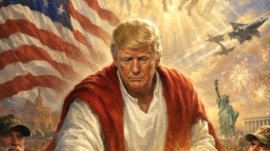Trump löscht Jesus-Bild nach Blasphemievorwürfen